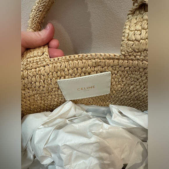 CELINE SMALL CABAS THAIS IN RAFFIA AND CALFSKIN
TAN - Picture 8 of 8